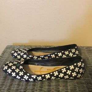 YSL Shamrock Printed Love Flats
